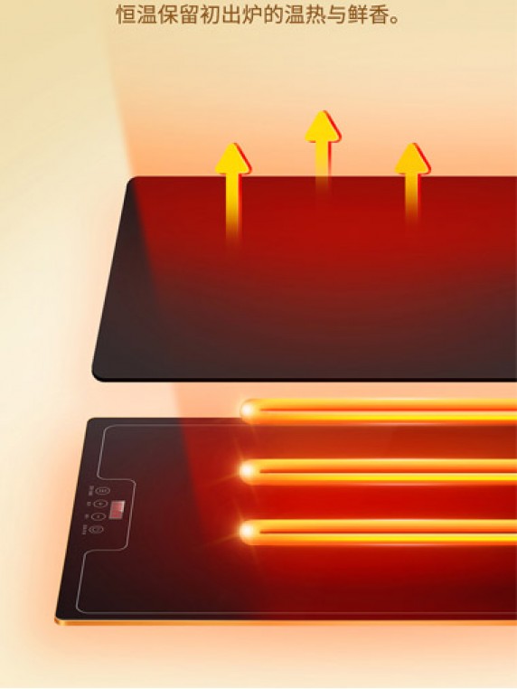 B102 Electric Warming Tray 